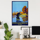 France Fontainebleau Avon Poster (Thuiskantoor)