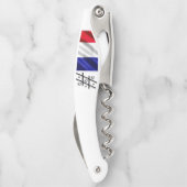 France Foot corkschroef Kurkentrekker (Achterkant)