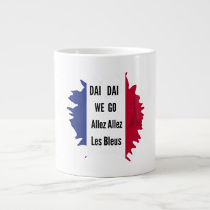 France Football 2026 Fan-mok - Allez Les Bleus Grote Koffiekop