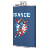 France Football Dynamic Quarterback Patriotic Art Heupfles (Links)