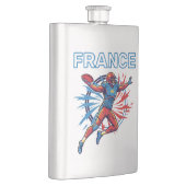 France Football Dynamische Quarterback Patriottisc Flacon (Rechts)