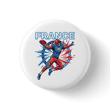 France Football Dynamische Quarterback Patriottisc