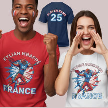 France Football Dynamische Quarterback Patriottisc