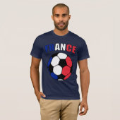 France Footy (Donker) T-shirt (Voorkant volledig)