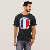 France Frankreich Art Shield T-shirt (Voorkant volledig)