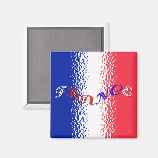 France Fridge Magnet (Voorkant / Achterkant)