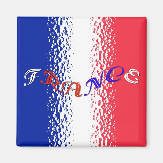 France Fridge Magnet (Voorkant)