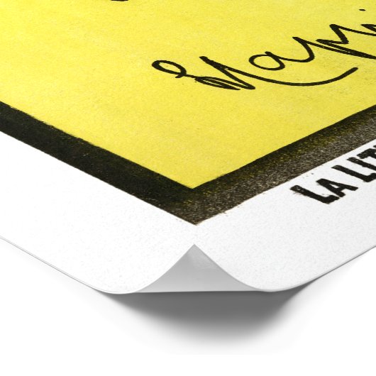 France Frou Adverteren Poster teruggezet (Hoek)