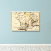 France fysique canvas afdruk (Insitu (Houten vloer))