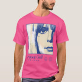 France Gall 60S esthetisch ontwerp T-shirt (Voorkant)