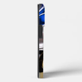 FRANCE Gold Metallic Voetbal I-Phone case (Achterkant / Rechts)