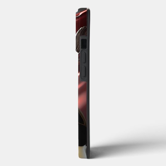 FRANCE Gold Metallic Voetbal I-Phone case (Achterkant / Links)