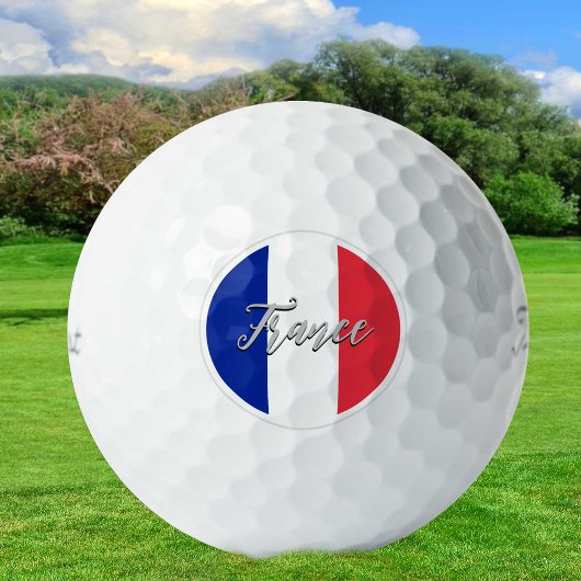 France Golf Balls & French Flag Golfers / Patriots Golfballen