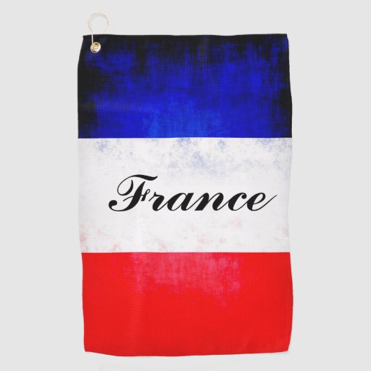 France Golf Towel Golfhanddoek (Voorkant)