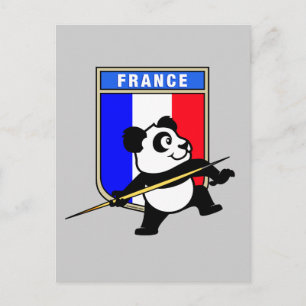 France Javelin Panda Briefkaart