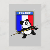 France Javelin Panda Briefkaart (Voorkant)