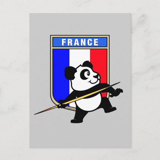 France Javelin Panda Briefkaart (Voorkant)