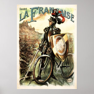 France La Francaise Cycles  Bicycle Poster