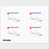France Laser RC Classic Ovale Sticker (Vel)