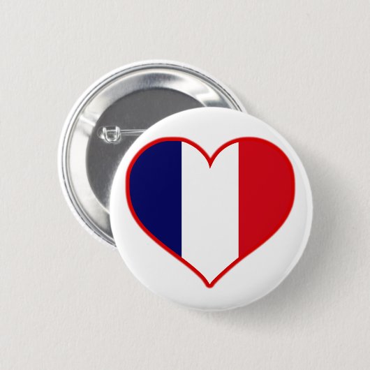 France Love Ronde Button 5,7 Cm (Voorkant /achterkant)