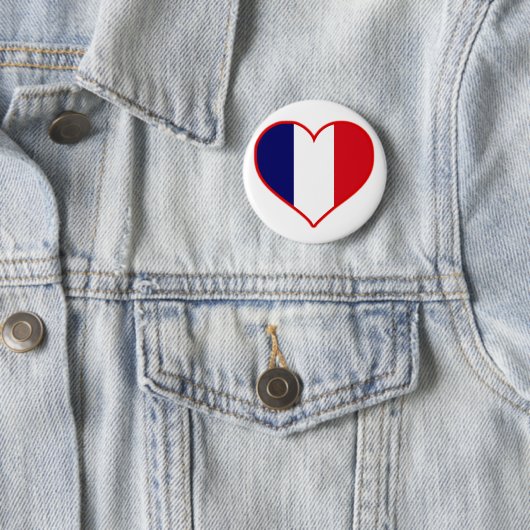 France Love Ronde Button 5,7 Cm (In situ)