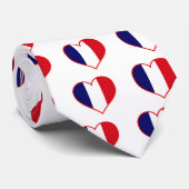 France Love Stropdas (Opgerold)