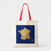 France Map Bag Tote Bag (Voorkant)