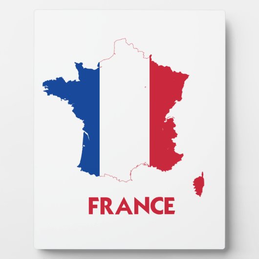 FRANCE MAP FOTOPLAAT (Voorkant)