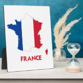 FRANCE MAP FOTOPLAAT (Zijkant)