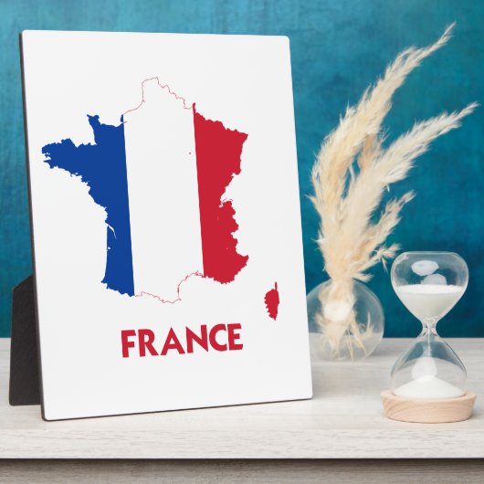 FRANCE MAP FOTOPLAAT (Zijkant)