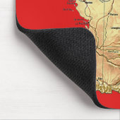 France Map Mousepad Muismat (Hoek)