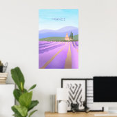 France Minimal Travel Poster (Thuiskantoor)