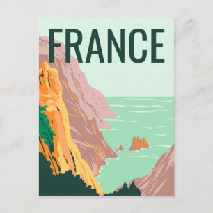 FRANCE Nationaal park Calanques Belvedere Briefkaart