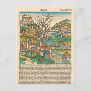 France Neurenberg Chronicle 1493 Briefkaart