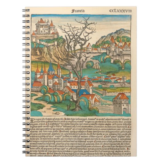 France Neurenberg Chronicle 1493 Notitieboek (Voorkant)