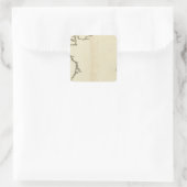 France Outine Vierkante Sticker (Tas)