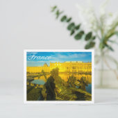 France Paris Architecture Sunset Versailles Briefkaart (Staand voorkant)