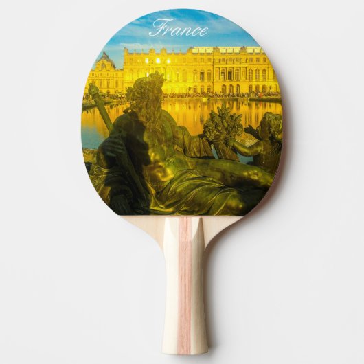 France Paris Architecture Sunset Versailles Tafeltennisbatje (Voorkant)