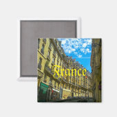 France Paris Cityscape Build Magneet (Voorkant / Achterkant)