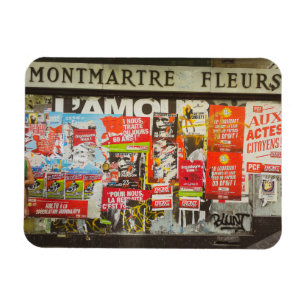 France Paris Cityscape Montmartre Area Magneet