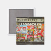 France Paris Cityscape Montmartre Area Magneet (Voorkant / Achterkant)