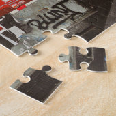 France Paris Cityscape Montmartre Fleurs Area Legpuzzel (Zijkant)