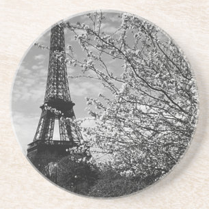 France Paris Eiffel tour 1970 Zandsteen Onderzetter