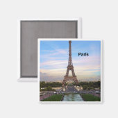 France Paris Eiffel Tower (door St.K.) Magneet (Voorkant / Achterkant)