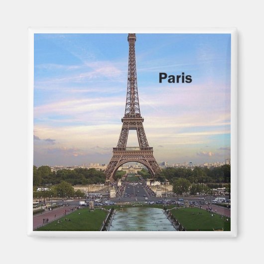 France Paris Eiffel Tower (door St.K.) Magneet (Voorkant)