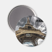 France Paris Eiffel Tower (door St.K.) Magneet (Voorkant / Achterkant)