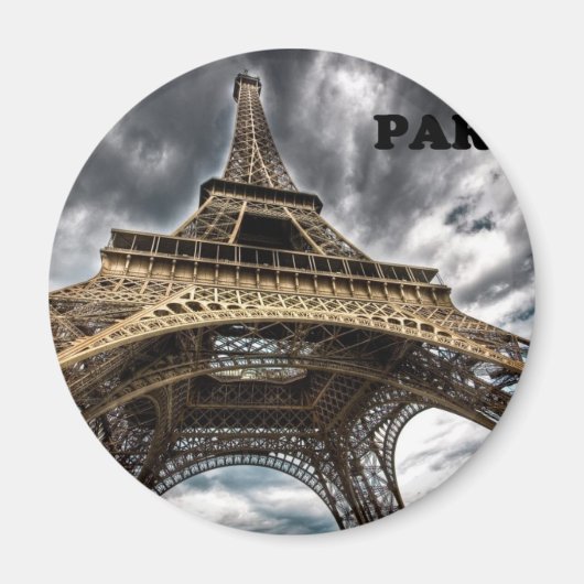 France Paris Eiffel Tower (door St.K.) Magneet (Voorkant)