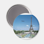 France Paris Eiffel Tower (door St.K.) Magneet (Voorkant / Achterkant)