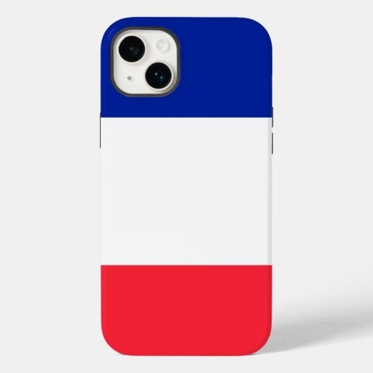 France Paris Flag Cell Phone Case (Achterkant)