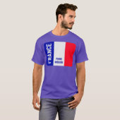 France Paris LDS Mormon Mission Missionary T-shirt (Voorkant volledig)